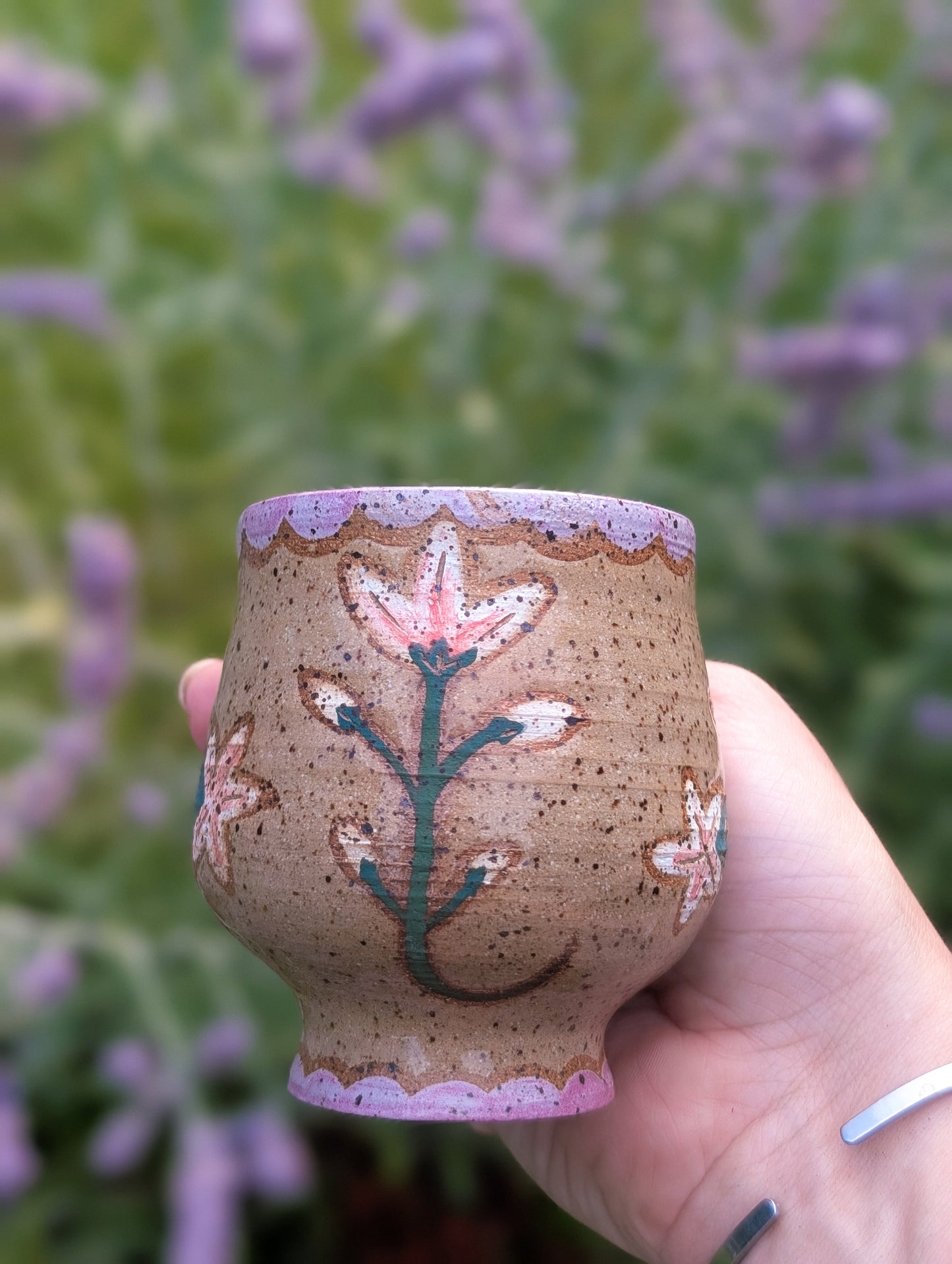 Pottery - Jasmine Teacup - 7 oz