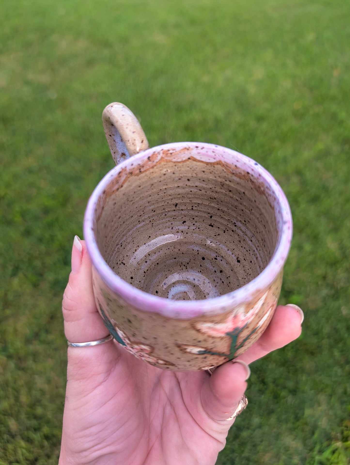Pottery - Jasmine Teacup - 7 oz