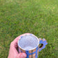 Pottery - Gingham Daisy Mug - 5.75 oz