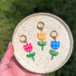 Charms - Gingham Tulips