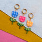 Charms - Gingham Tulips