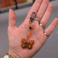 Bag Charm - Monarch Butterfly - Stoneware Pottery
