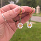 Charms - Glass Daisy Drops