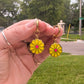 Charms - Yellow Enamel Daisies