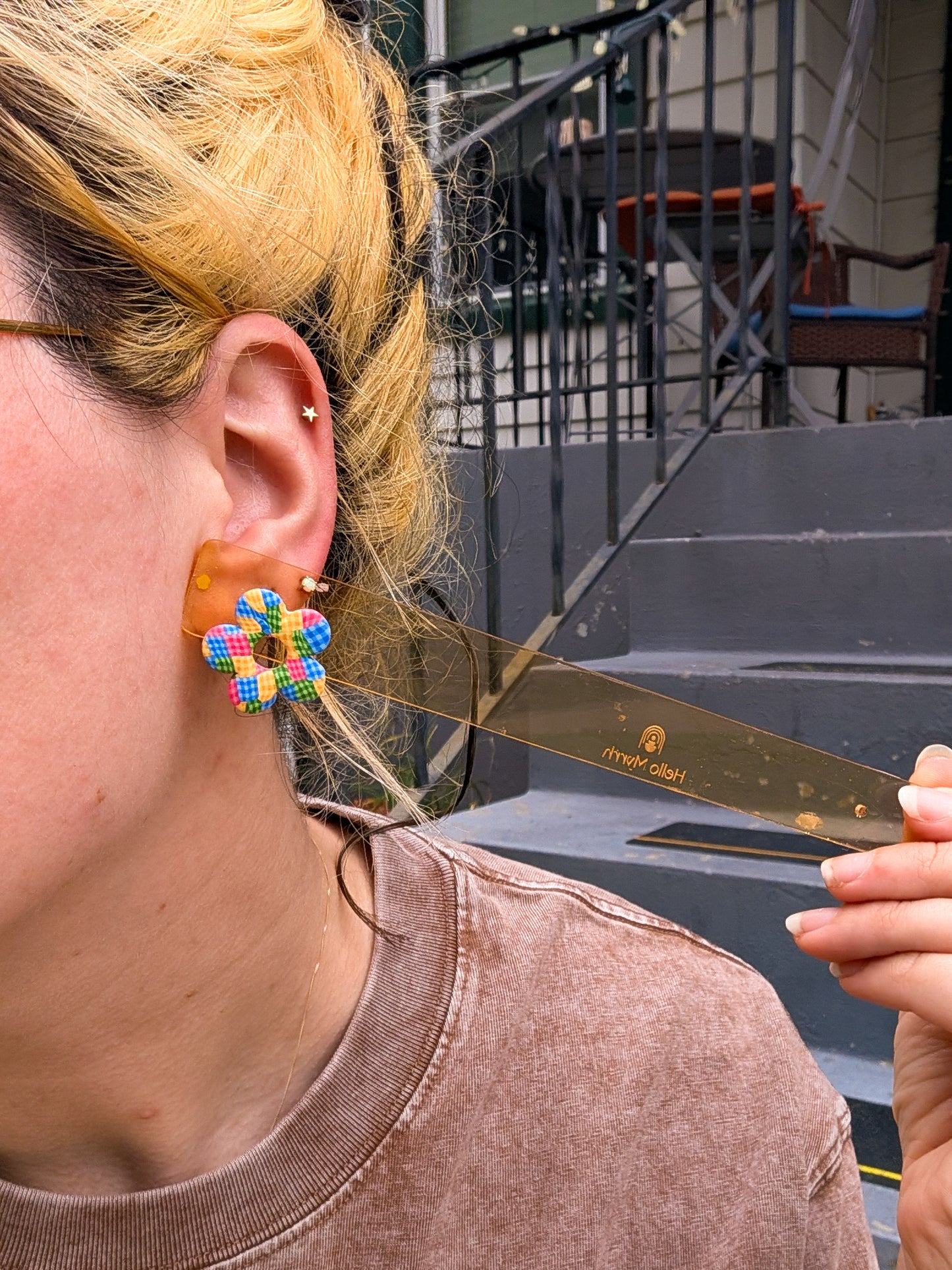 Studs - Picnic Blanket - Daisy