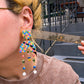 Soft Arch Drops - Ants at the Picnic - Pearl, Sodalite, Jade, Citrine, Vintage Beads