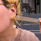 Charms - Glass Daisy Drops