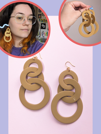 Triple Links - Mega - Soft Neutrals - Choose your Color