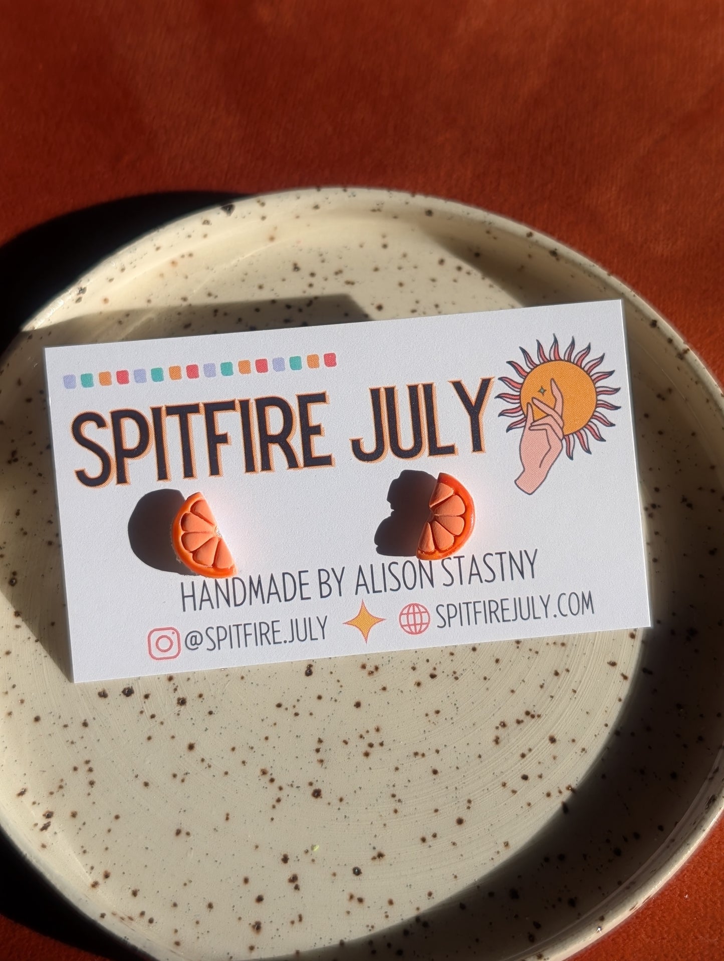 Stud - Citrus Slices