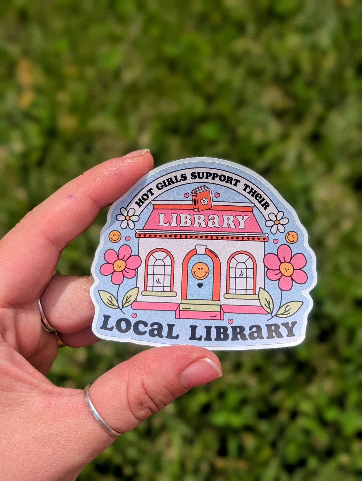 Hot Girls Support Their Local Library