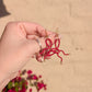 Beaded Bow - Cranberry