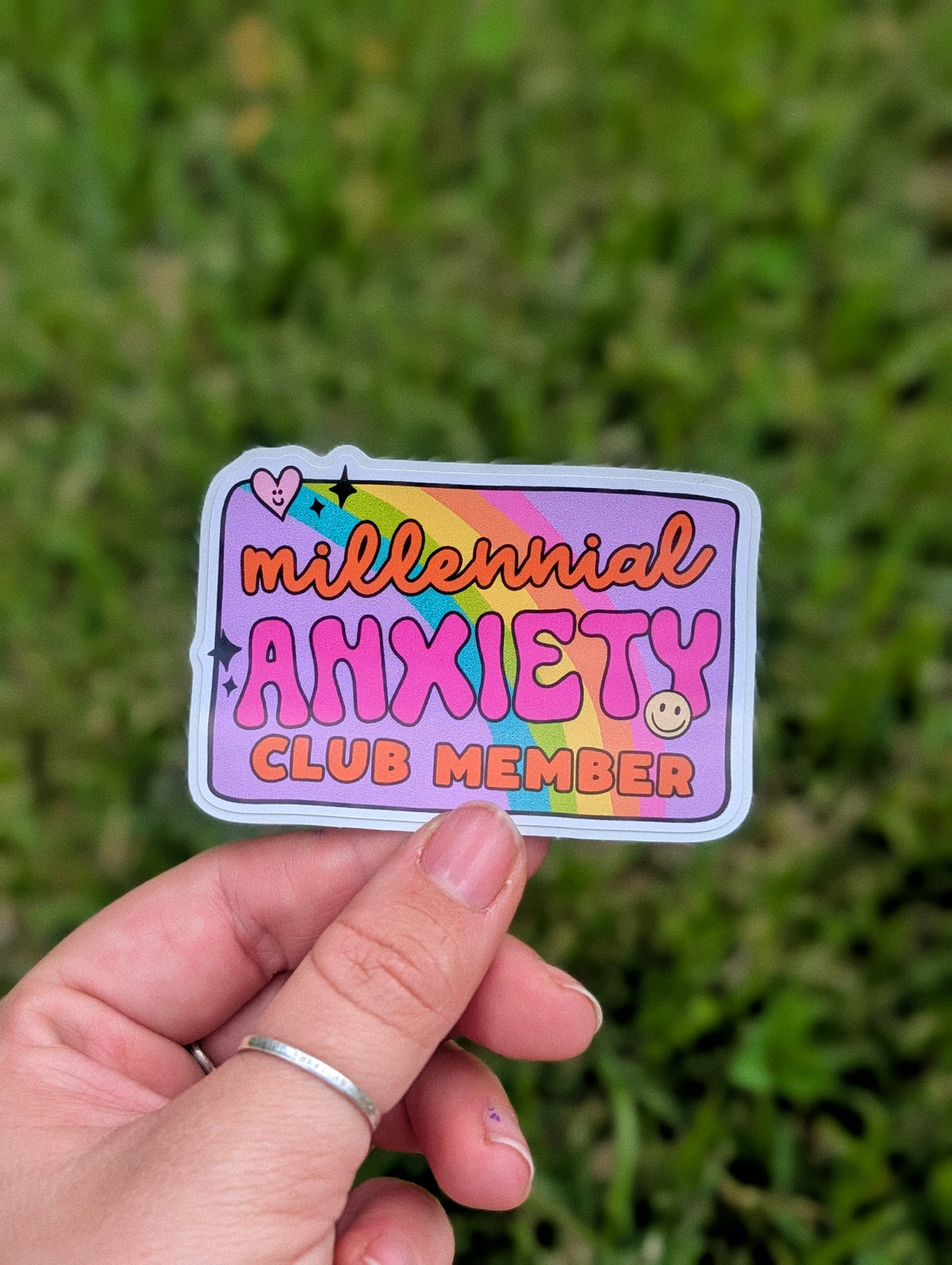 Millennial Anxiety Club Member Badge