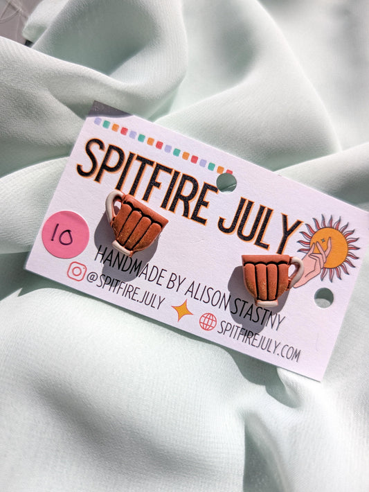 Pumpkin Spice Latte Stud