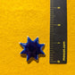 Fridge Magnet - Stoneware Pottery - Blue Spark