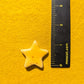 Fridge Magnet - Stoneware Pottery - Star - Golden