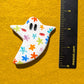 Magnet - Floral Ghostie - Stoneware