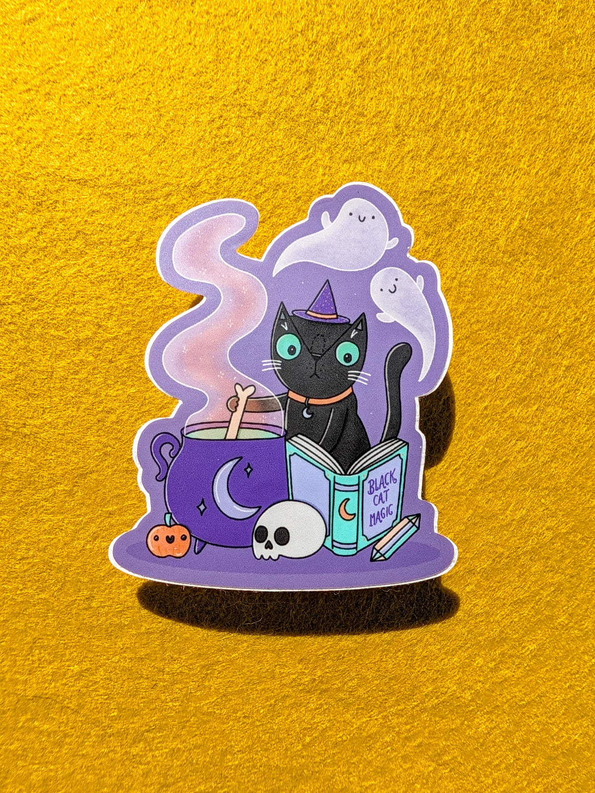 Black Cat Magic Cauldron