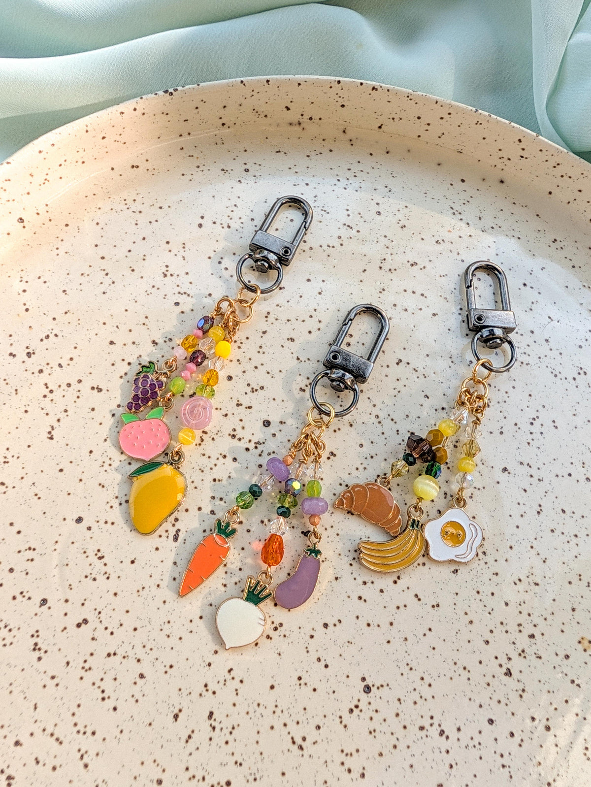 Bag Charm - Food Charms - Choose Your Fav