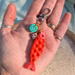 Bag Charm - Floral Sardine - Choose your Color