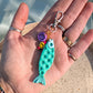 Bag Charm - Floral Sardine - Choose your Color