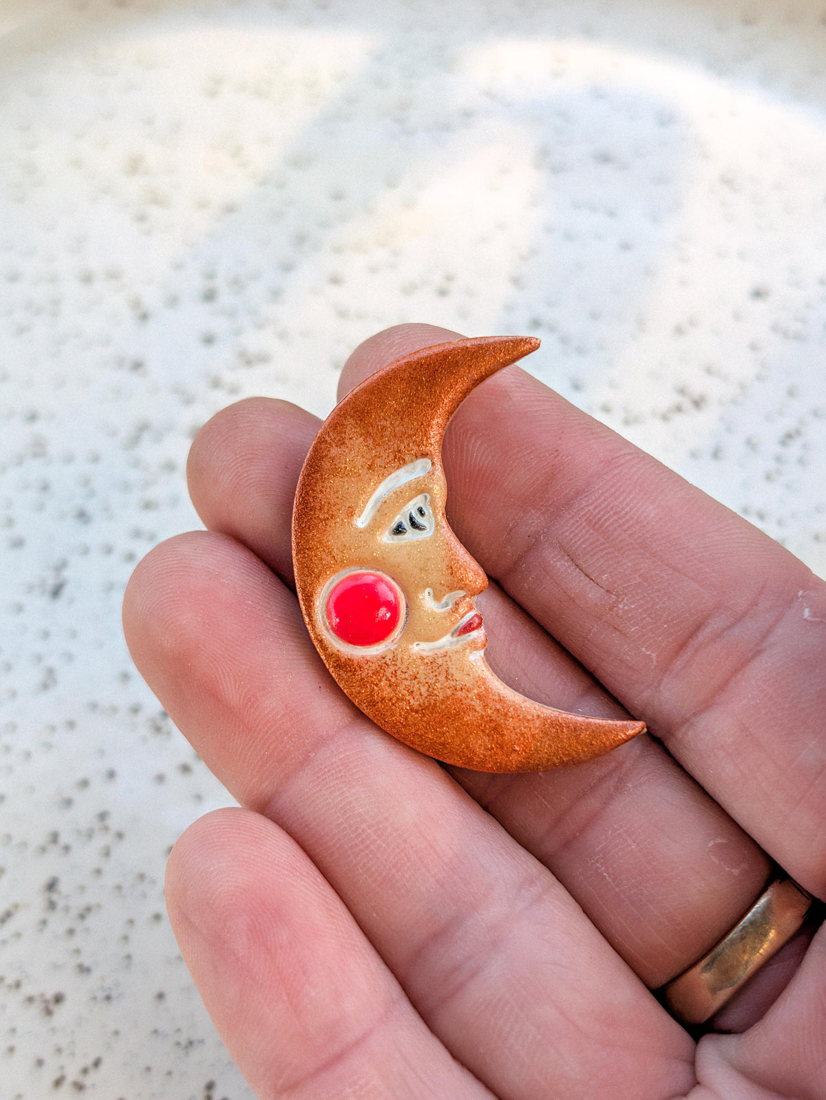 Fridge Magnet - Copper Moon
