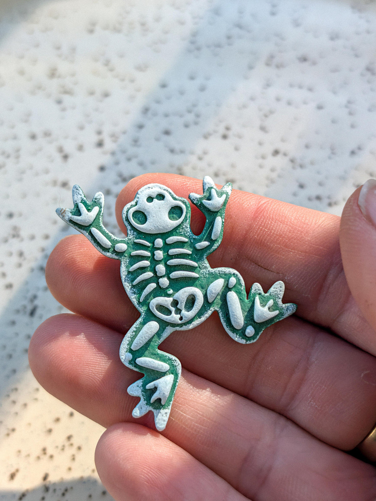 Fridge Magnet - Skeleton - Frog