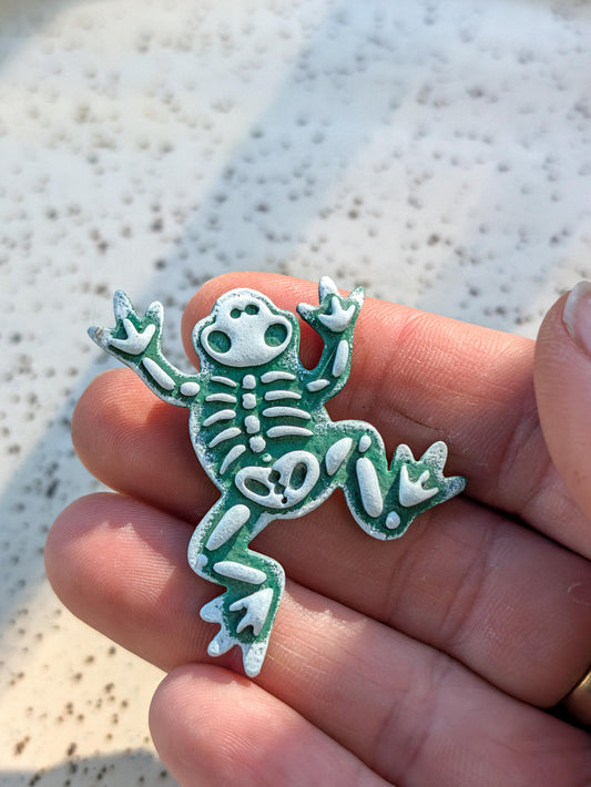 Fridge Magnet - Skeleton - Frog