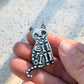 Fridge Magnet - Skeleton - Cat