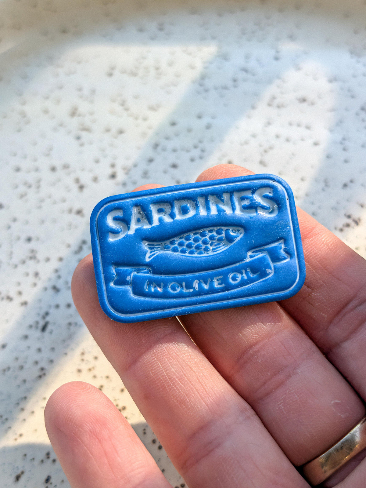 Fridge Magnet - Sardines in Olive Oil Label