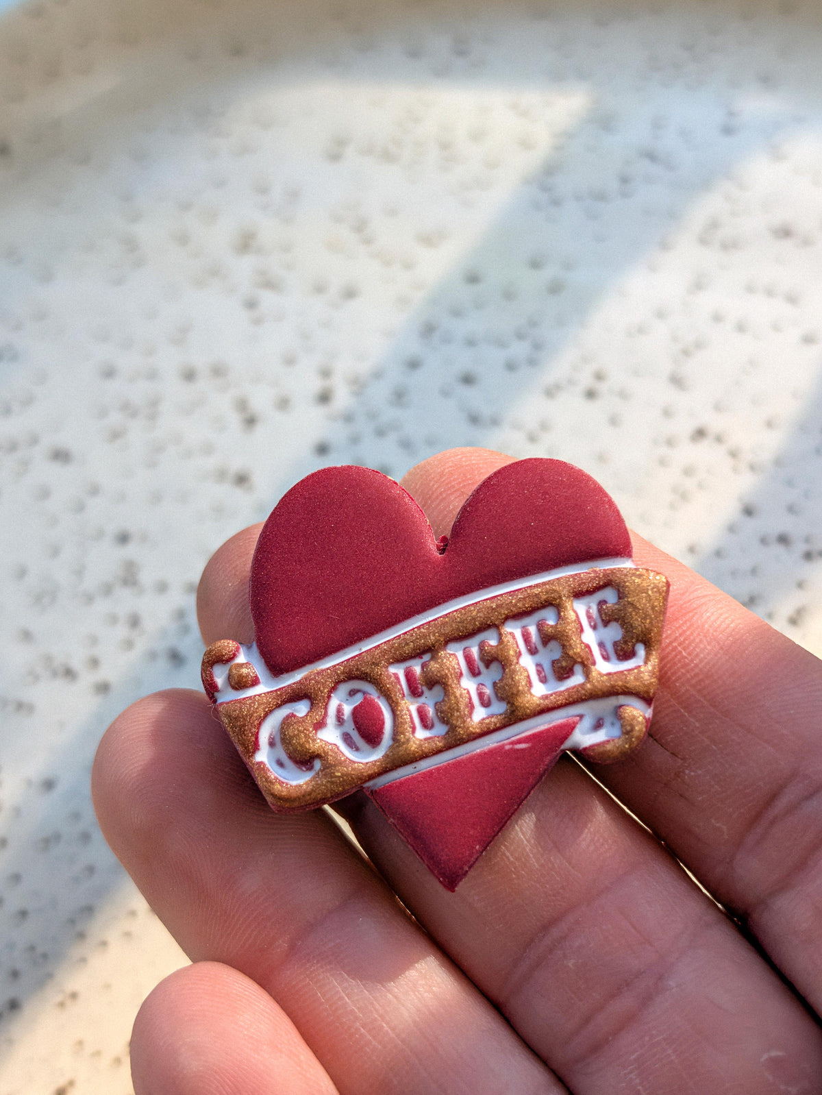 Fridge Magnet - Coffee Lover - Bronze