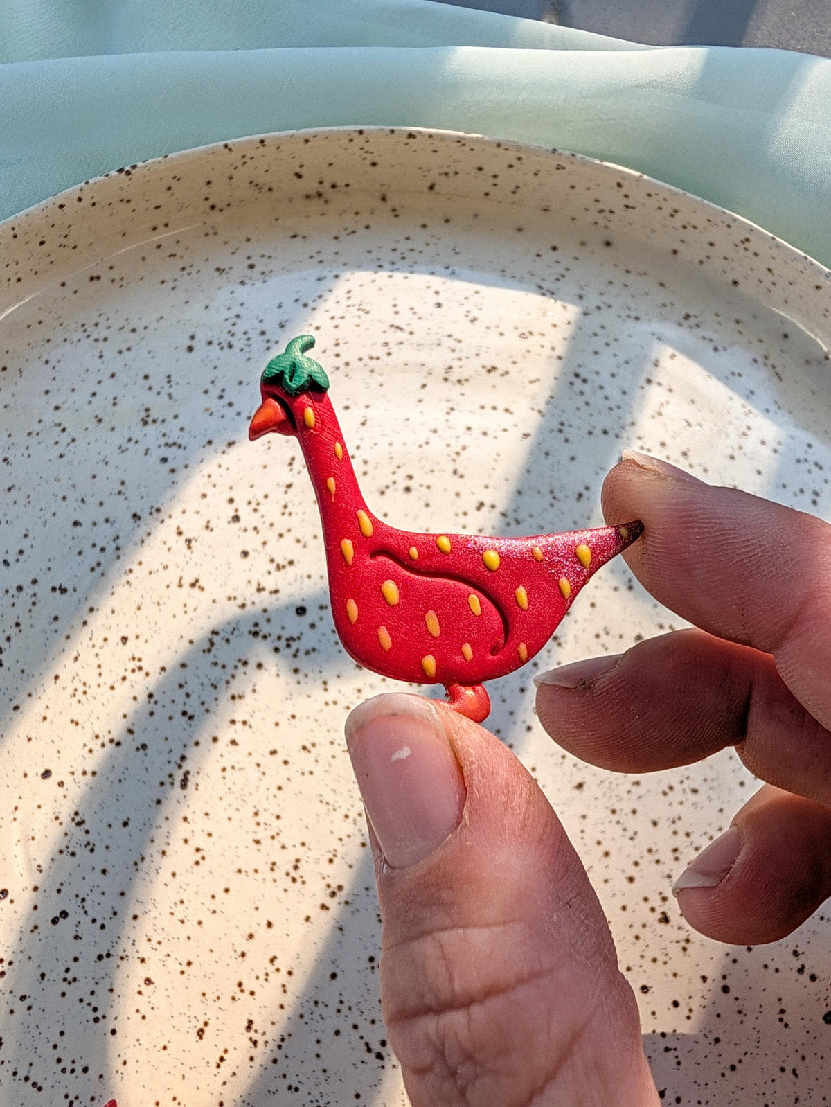 Fridge Magnet - Strawberry Goose