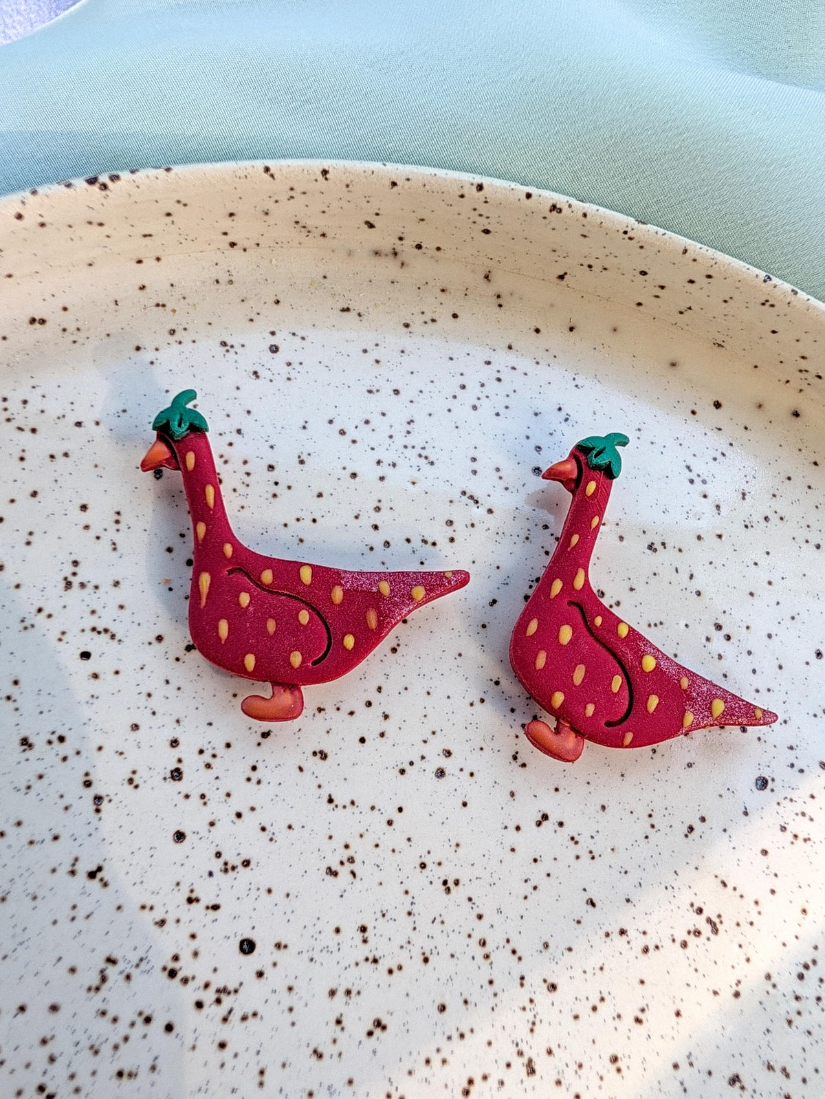 Fridge Magnet - Strawberry Goose