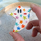 Magnet - Floral Ghostie - Stoneware
