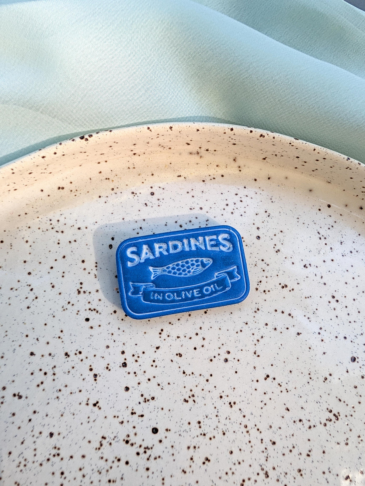 Fridge Magnet - Sardines in Olive Oil Label