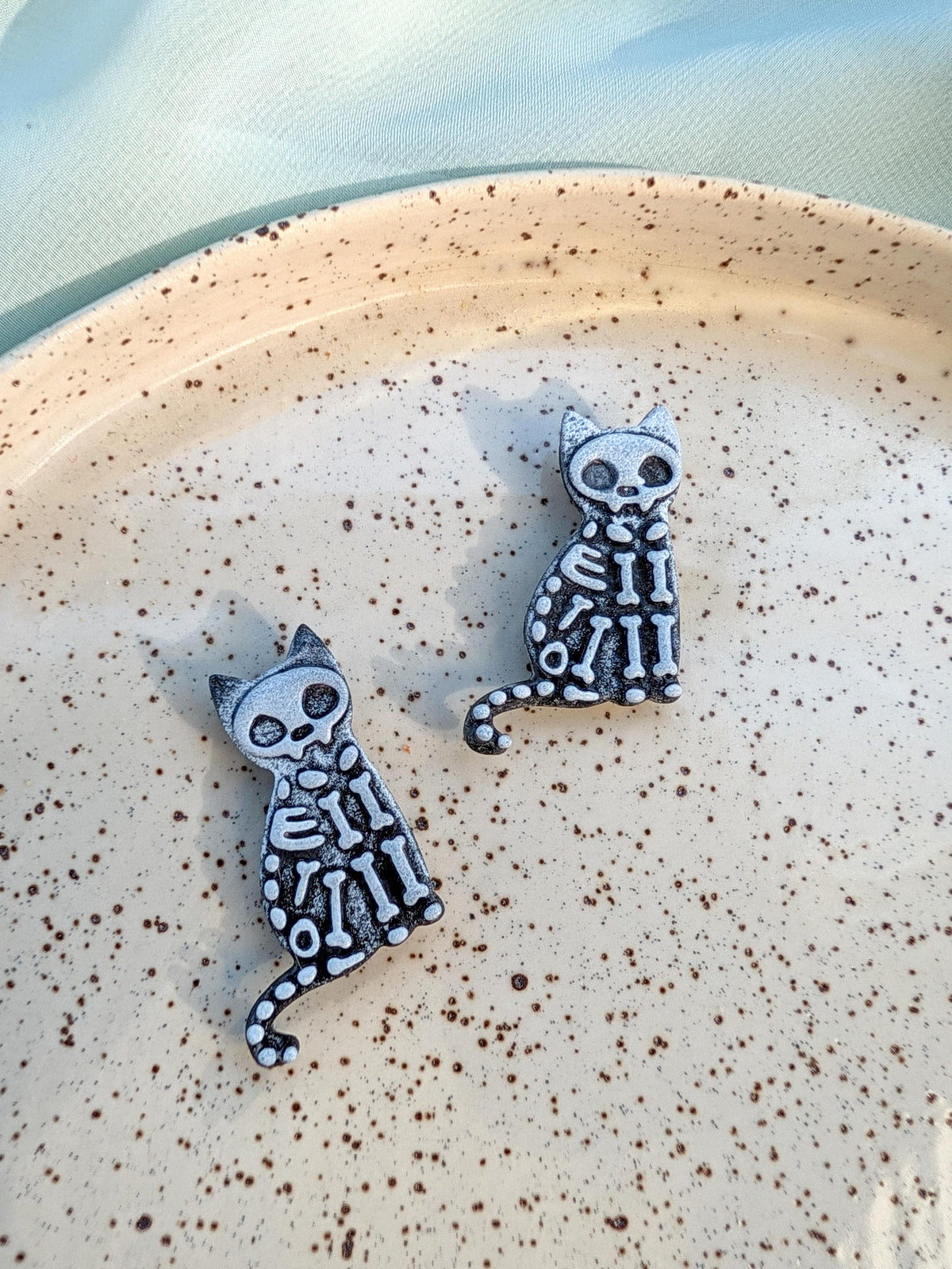 Fridge Magnet - Skeleton - Cat