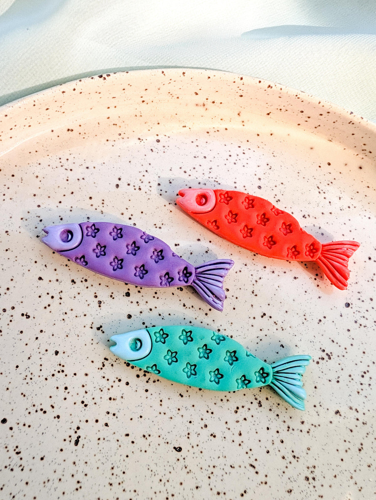 Fridge Magnet - Floral Sardines - Jumbo