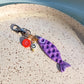 Bag Charm - Floral Sardine - Choose your Color