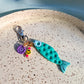Bag Charm - Floral Sardine - Choose your Color