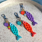 Bag Charm - Floral Sardine - Choose your Color