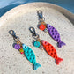 Bag Charm - Floral Sardine - Choose your Color