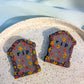 Magnet - RIP Autumn Daisies - Stoneware