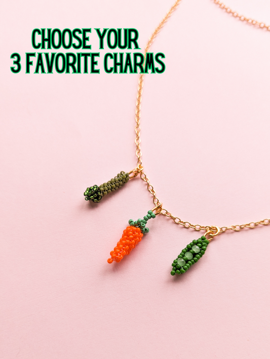 Custom Charm Necklace - 3 Charms