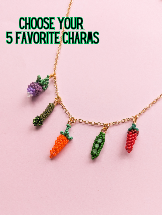 Custom Charm Necklace - 5 Charms