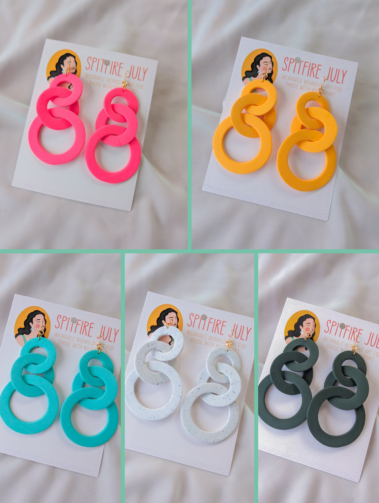 Triple Links - Mega - Bright Bolds- Choose your Color