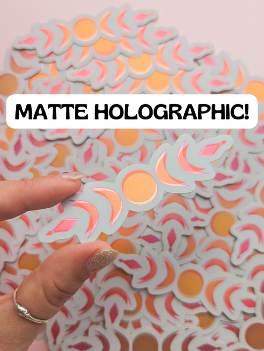 Moon Phase - Raspberry Honey - Matte Holographic
