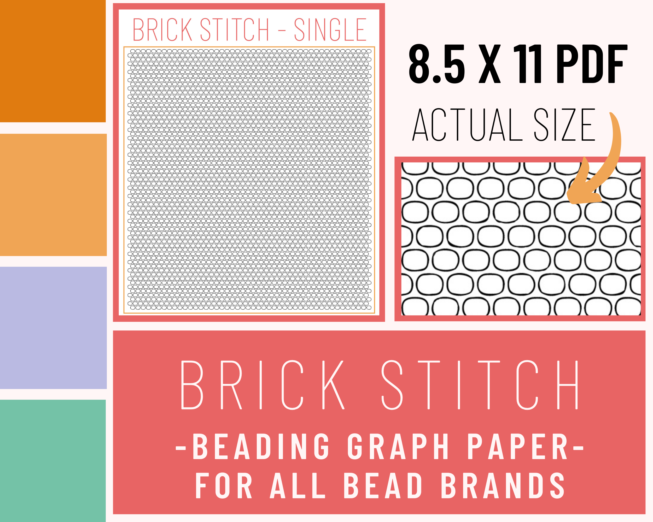 Brick Stitch - Graph Paper PDF – Spitfire July