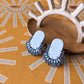 Oval Stud - Denim