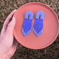 Arch Fringe - Periwinkle - Denim Crystal Tipped