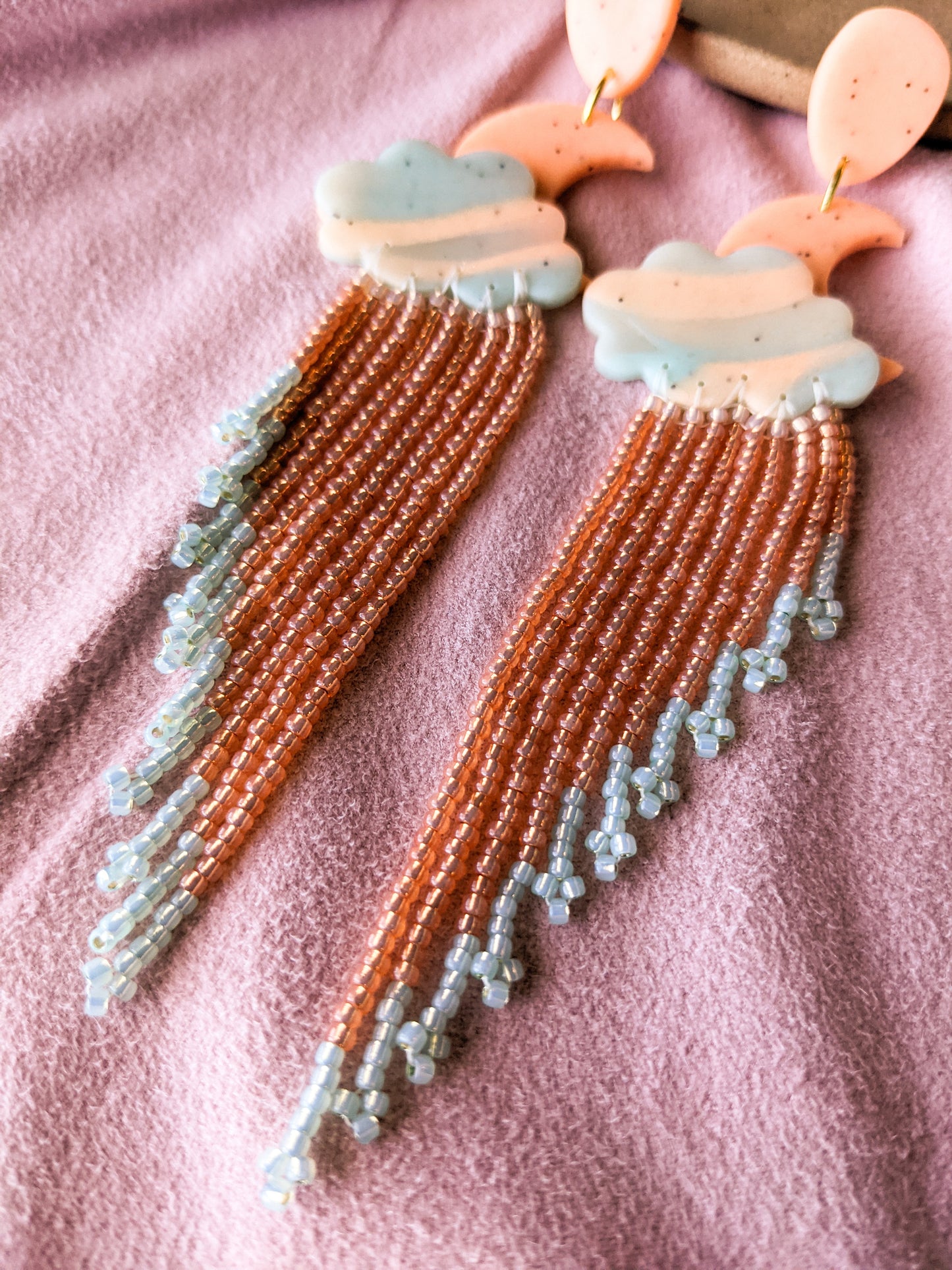 Moon Fringe - Midi - Orange Sherbet - Buffed