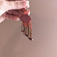 Moon Fringe - Midi - Dusty Rose & Bronze
